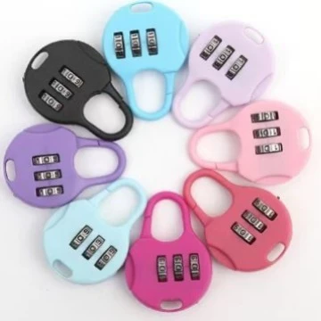 Manufacturer direct supply mini metal combination lock anti-theft waterproof ant